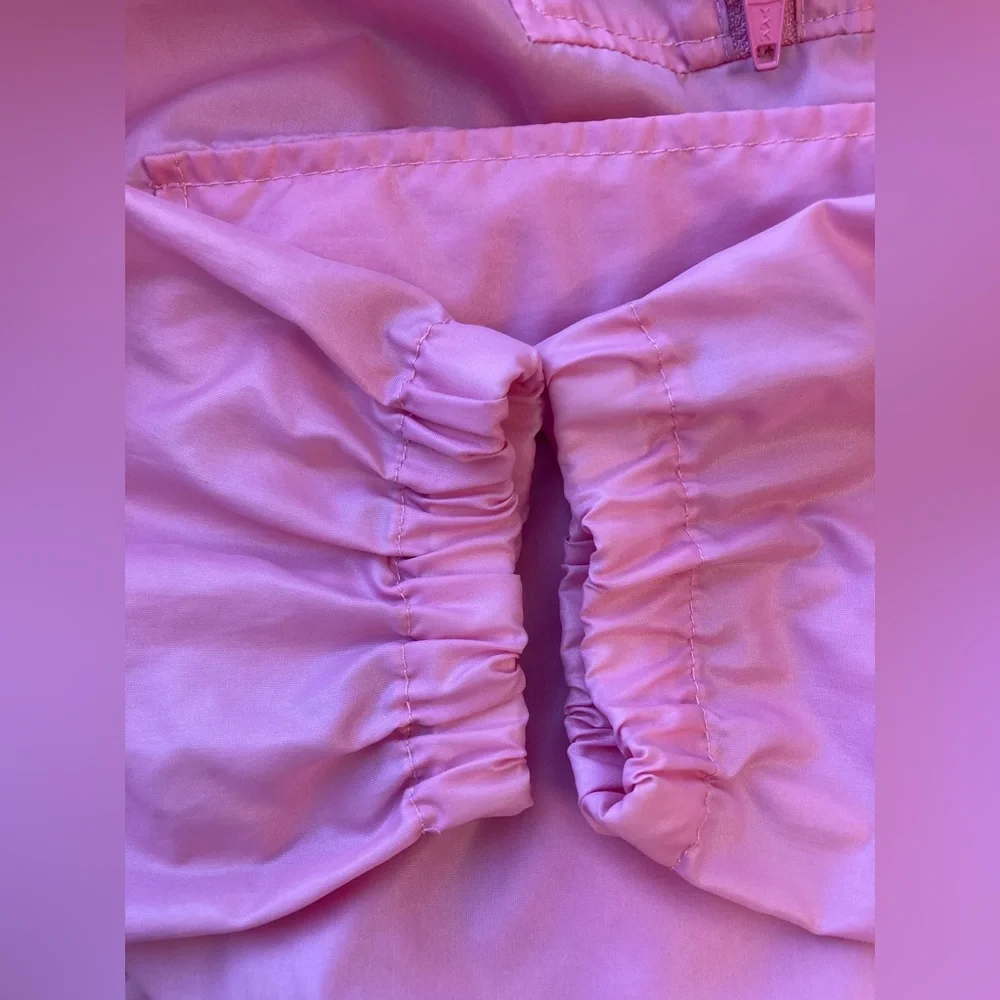 Vintage Izod Lacoste Pullover Windbreaker Barbie Pink - Picture 6 of 11